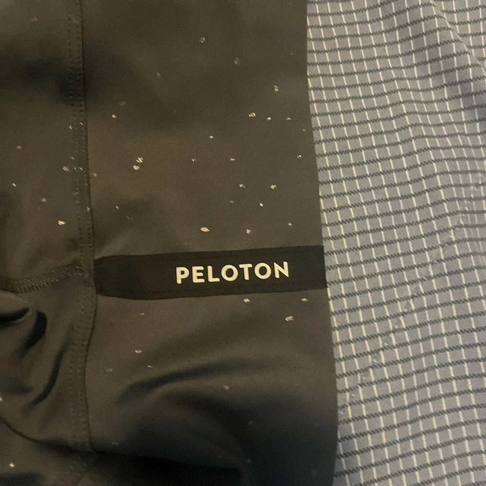 Peloton Womens High Rise Leggings Small‎ Gray Gold Foil Splatter Starry Night S